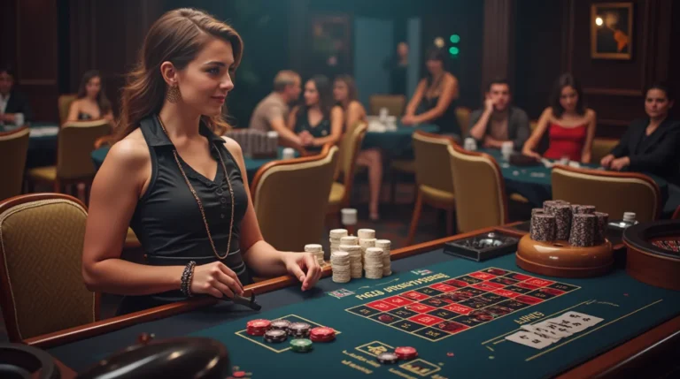 赌场牌九赌桌上的骨牌与扑克牌组合